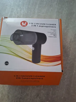 Aspirador 2 en 1 para coche y hogar