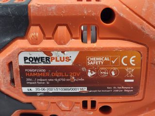 martillo a bateria powerplus powdp15630