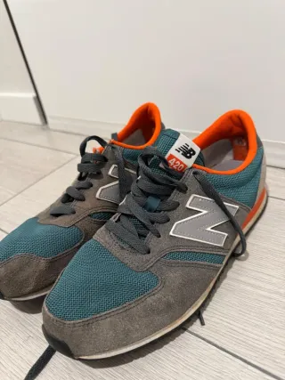 Zapatillas New Balance 420 Gris/Verde