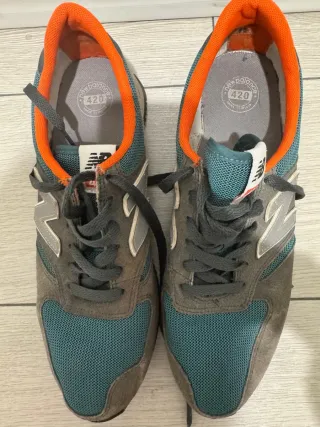 Zapatillas New Balance 420 Gris/Verde