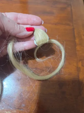 Estensioni capelli biondi con clip
