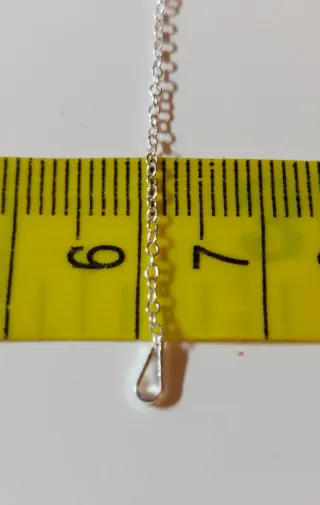 Cadena de Plata de Ley de 45cm