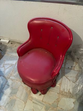 Poltrona Vintage Rossa