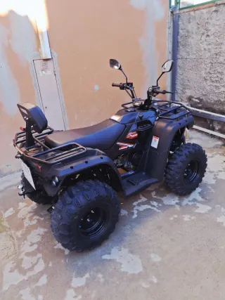 Quad Negro Todoterreno