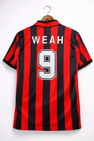 A.C. Milan Vintage Shirt Opel 95/96 XL Weah 9