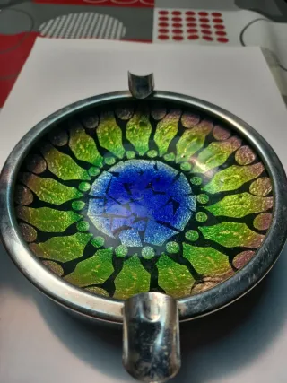 Cenicero Esmalte Fuego Años 70