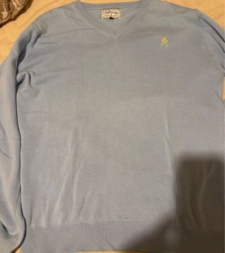 Jersey Harper & Neyer Azul V-Neck