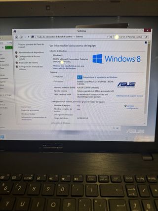 Portátil Asus X552C Negro