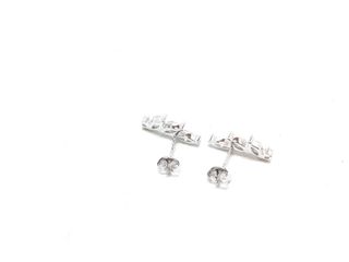 pendientes plata 925mm con piedra con circonita