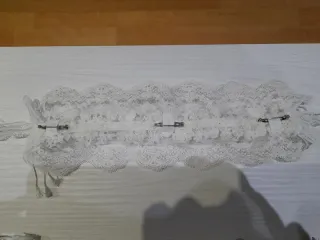 Corona de flores y cinturón comunión niña