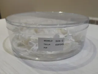 Corona de flores y cinturón comunión niña