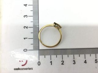 sortija oro 18k con piedra con diamante de laboratorio
