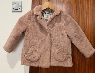 Abrigo Zara Niña 3-4 años Rosa