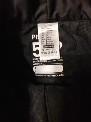 Pantalón de esquí para niño/a 6-8años