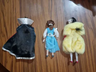 Lote 3 Bambole in porcellana Disney Anni '90