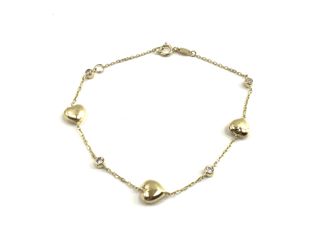 pulsera oro 18k con piedra