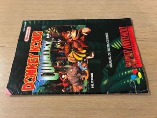 Manual Donkey Kong Country Super Nintendo PAL Esp