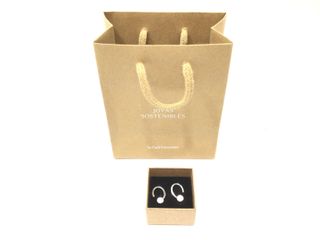 pendientes plata 925mm con piedra con circonita