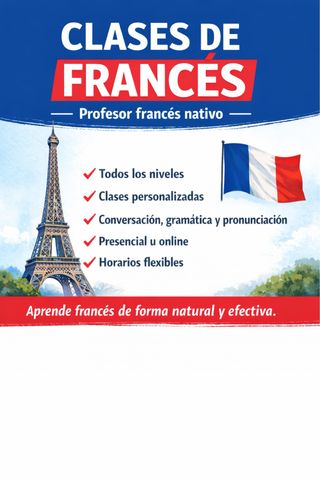 🇫🇷Clases de Francés con Profesor Nativo🇫🇷