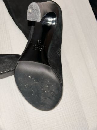 Stivali Fabi scamosciati neri tacco alto