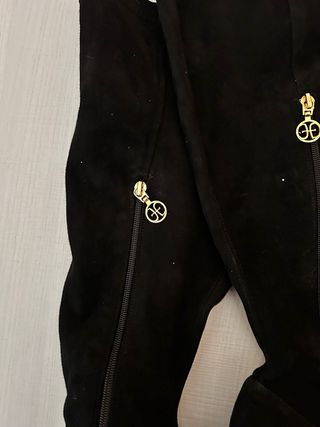 Stivali Fabi scamosciati neri tacco alto