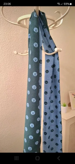 Sciarpa da uomo con stampa visi