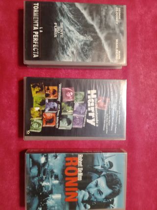 Lote 3 Películas VHS: Ronin, Harry, Tormenta Perfe