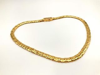 cadena oro 18k con circonita 20cm