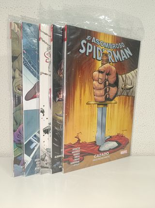 EL ASOMBROSO SPIDERMAN DEL 1 AL 5 SPENCER PANINI
