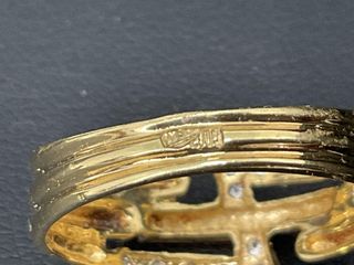 anillo oro 18k con piedra