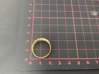 anillo oro 18k con piedra