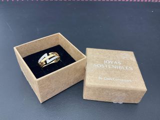 anillo oro 18k con piedra
