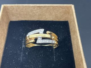 anillo oro 18k con piedra
