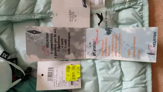 Piumino ultraleggero tg XS vera piuma