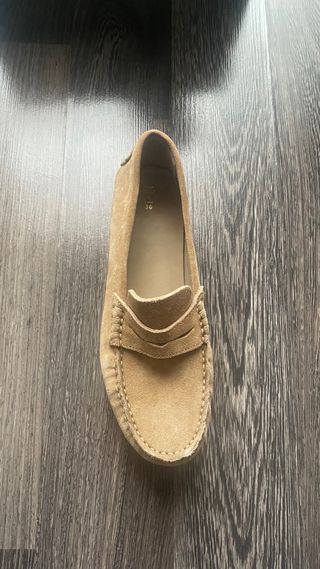Mocasines niño ante beige talla 36