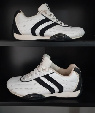 Zapatillas John Smith Talla 38 Blancas y Negras