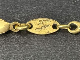cadena oro 18k 25cm