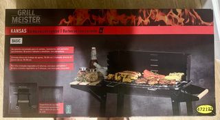 Barbacoa Grillmeister con ruedas