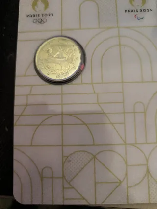 Moneda 2 Euros conmemorativos París 2024 Torre E