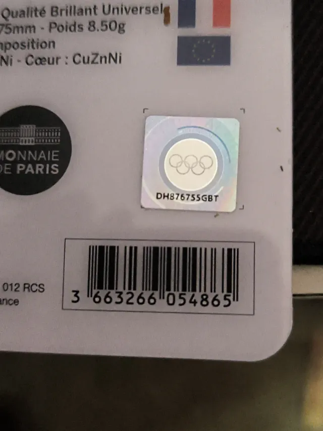 2 Euros conmemorativos París 2024 Torre E