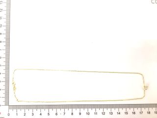 collar oro 18k con piedra con diamante de laboratorio 20cm