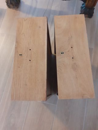 Cajón madera y metal antiguo