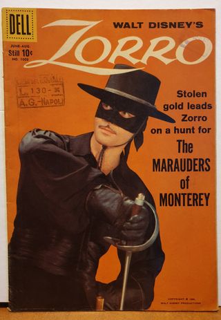 Zorro (Dell) #1003 (FN-) Alex Toth