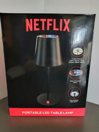 Lampada LED da tavolo Netflix portatile