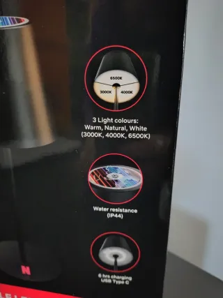 Lampada LED da tavolo Netflix portatile