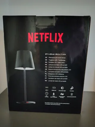 Lampada LED da tavolo Netflix portatile