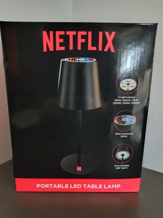 Lampada LED da tavolo Netflix portatile