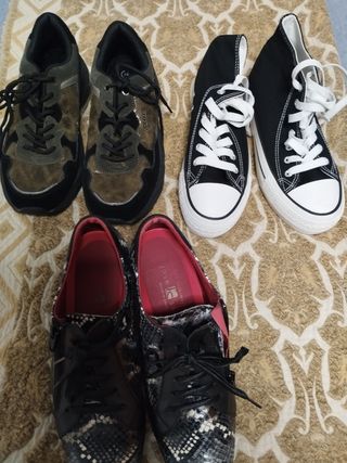 Zapatos de vestir y deportivos mujer