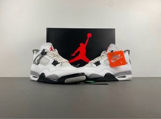 Air Jordan 4 White Cement