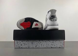 Air Jordan 4 White Cement